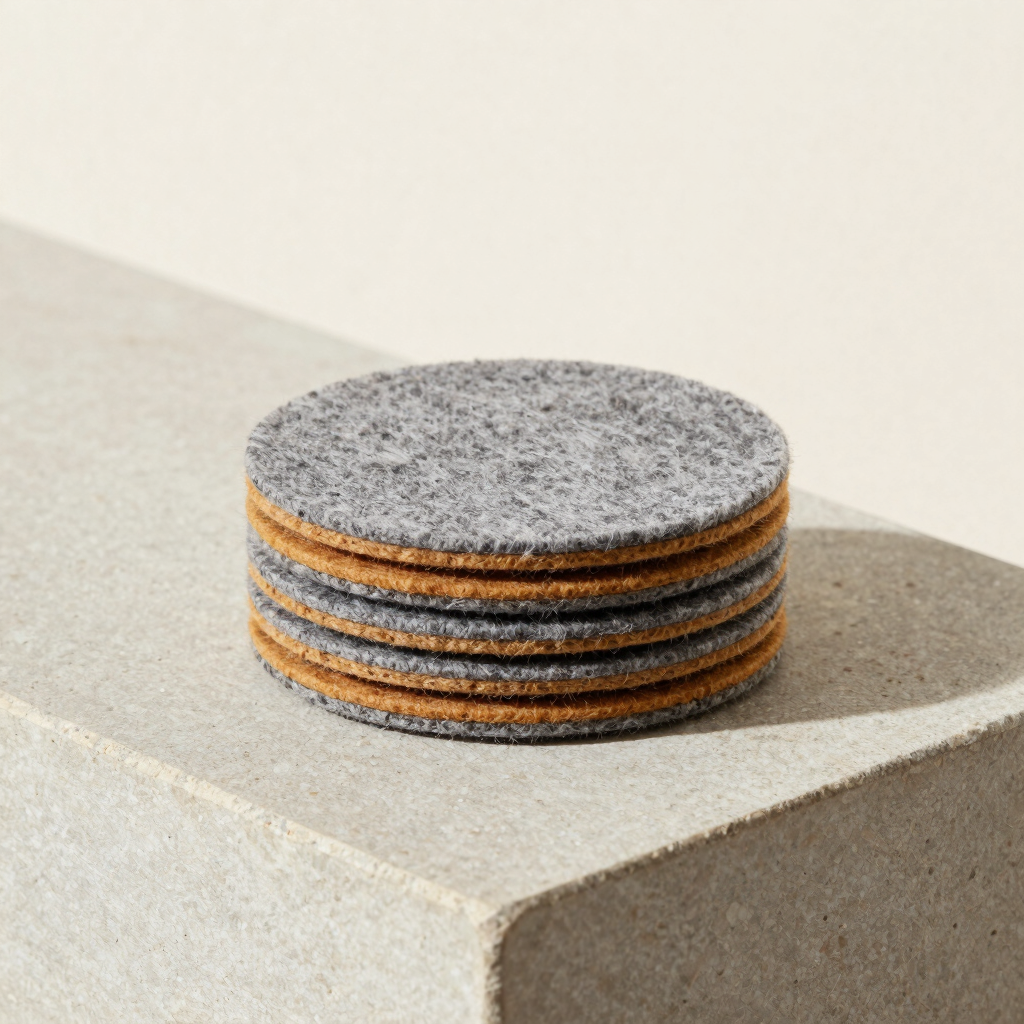 Felted Wool Coasters