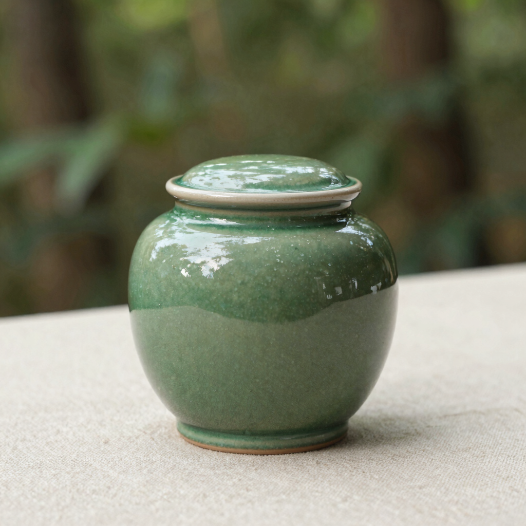 Moss Glaze Ceramic Keepsake