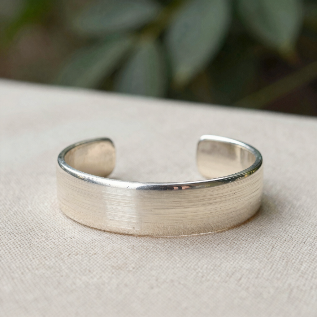 Quiet Shore Silver Cuff
