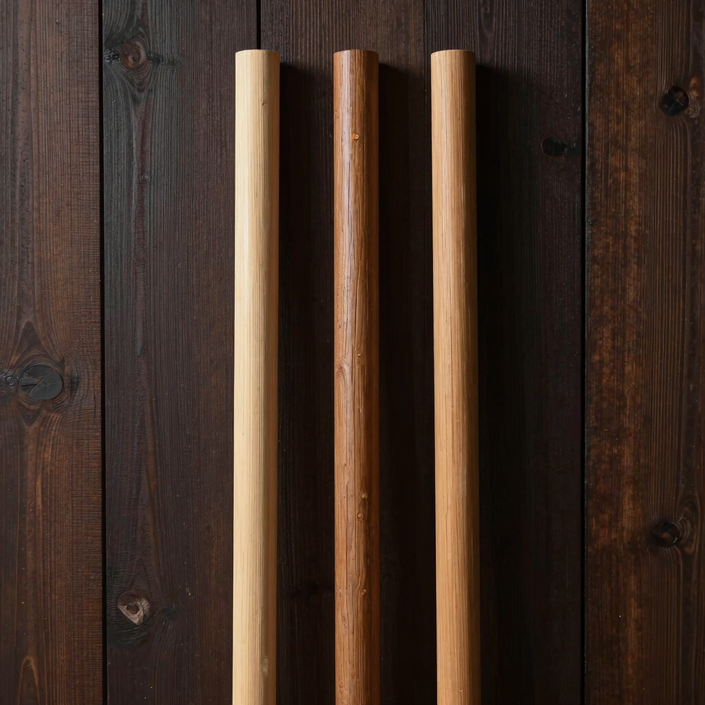 Natural Wooden Poles