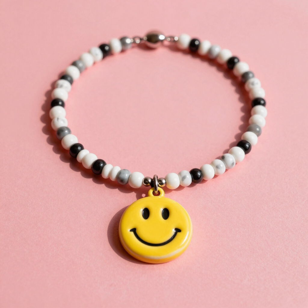 Collar de Cuentas Carita Feliz
