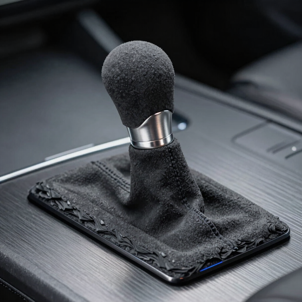 Pommeau Sport Alcantara et Chrome
