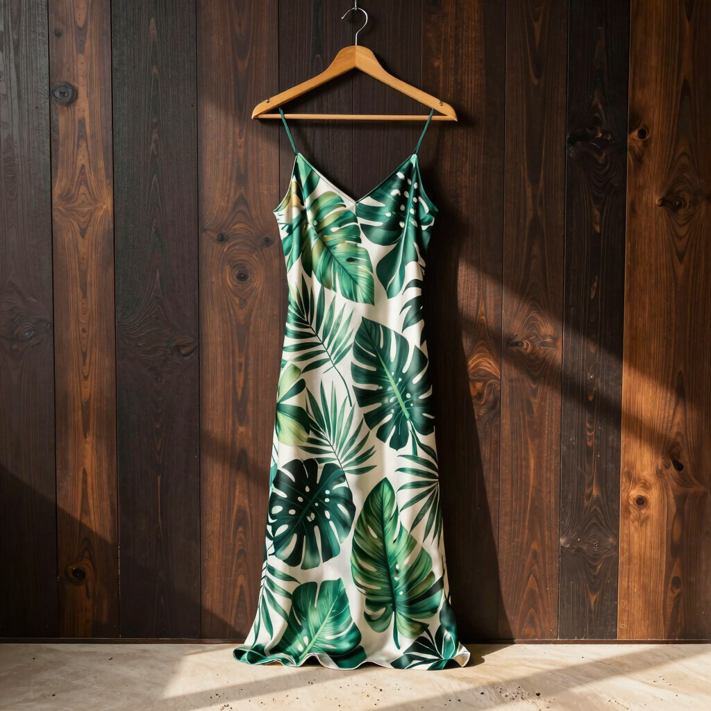 El Yunque Silk Slip Dress
