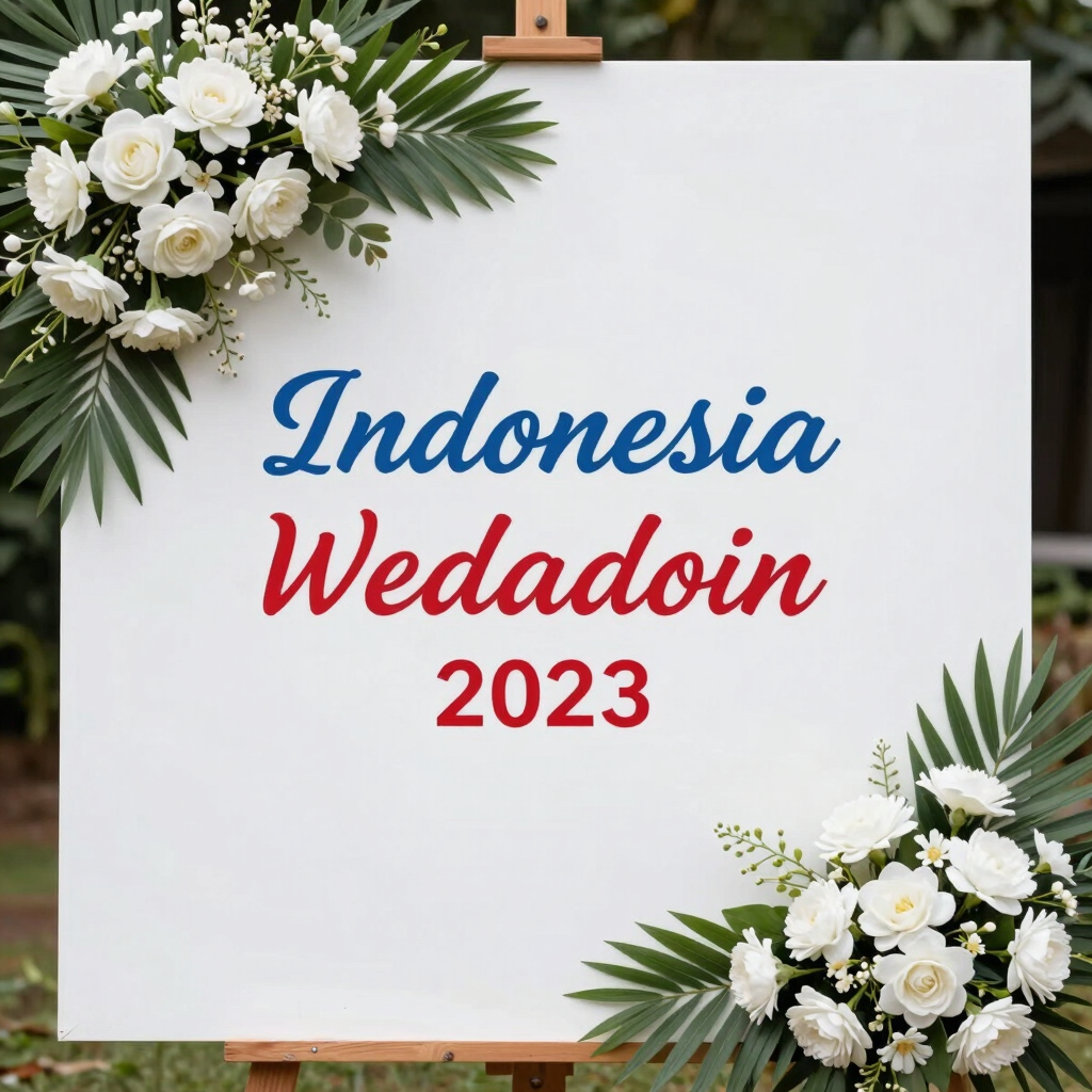 Papan Bunga Wedding Ekonomis
