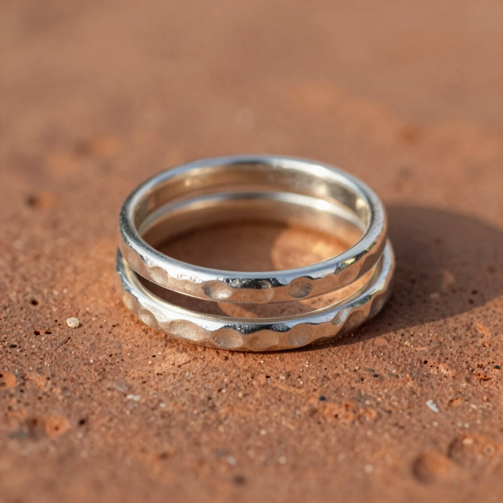 Asha Stackable Beaten Bands