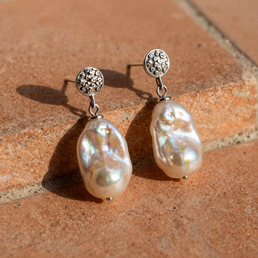 Veda Baroque Pearl Drops
