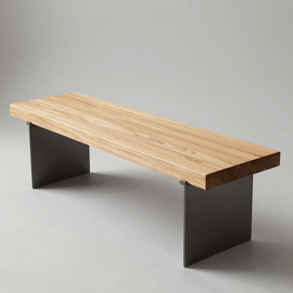 FORMA Architectural Steel Frame Bench