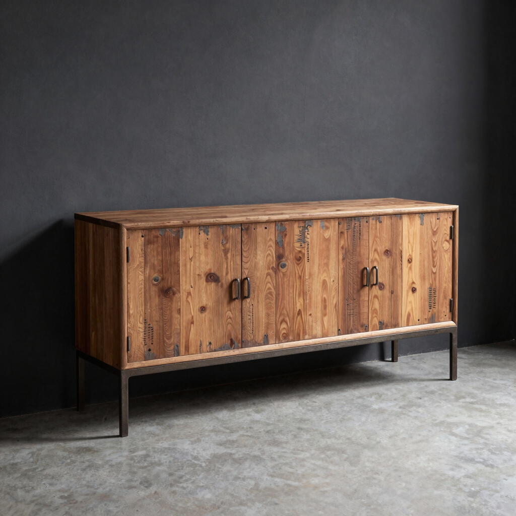 Ironwood Distressed Wine Sideboard