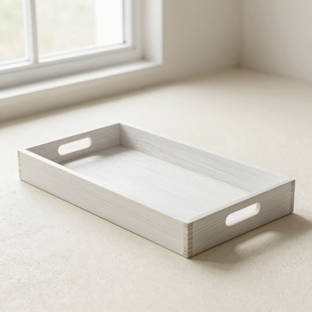 Solid White Oak Desk Tray