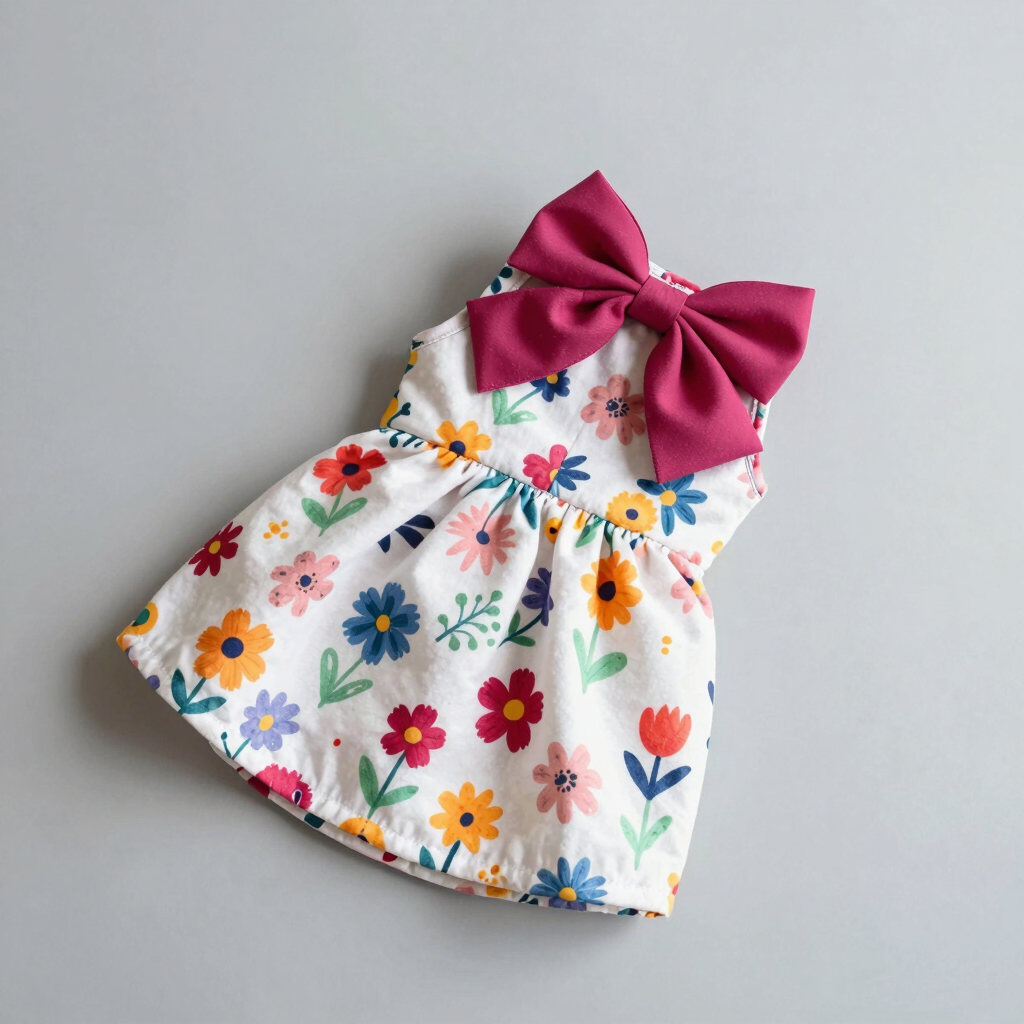 Vestido Artesanal Flores de Celaya