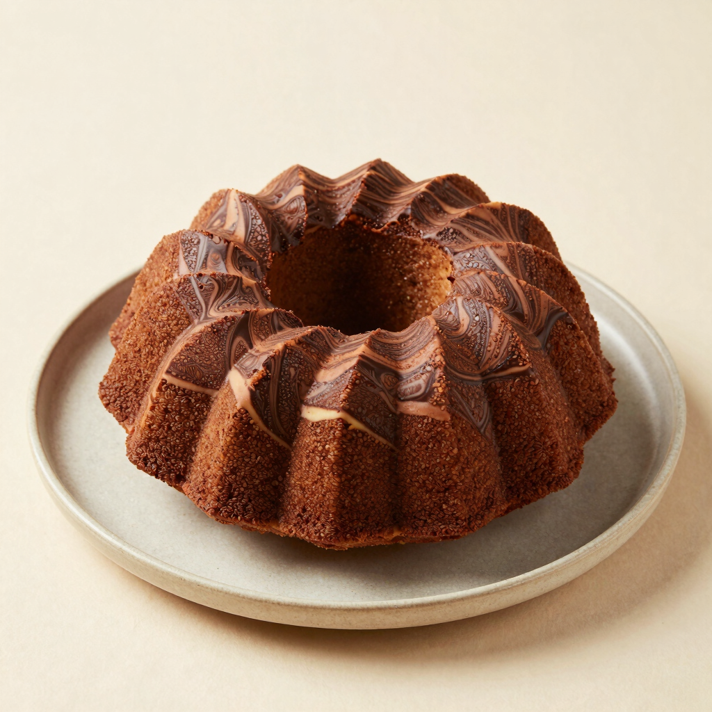 Rosca Mármol Chocolate y Vainilla