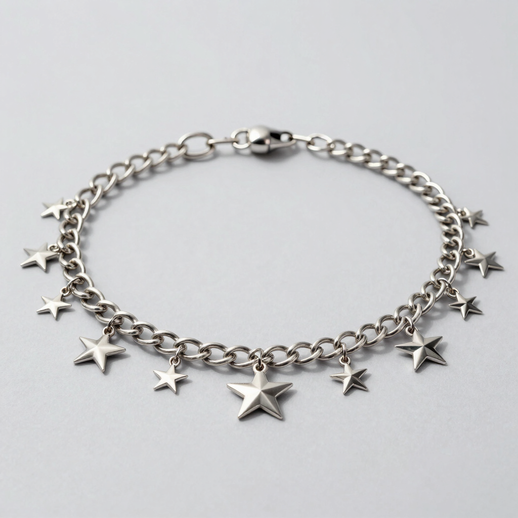 Cyber-Core Silver Chain Belt