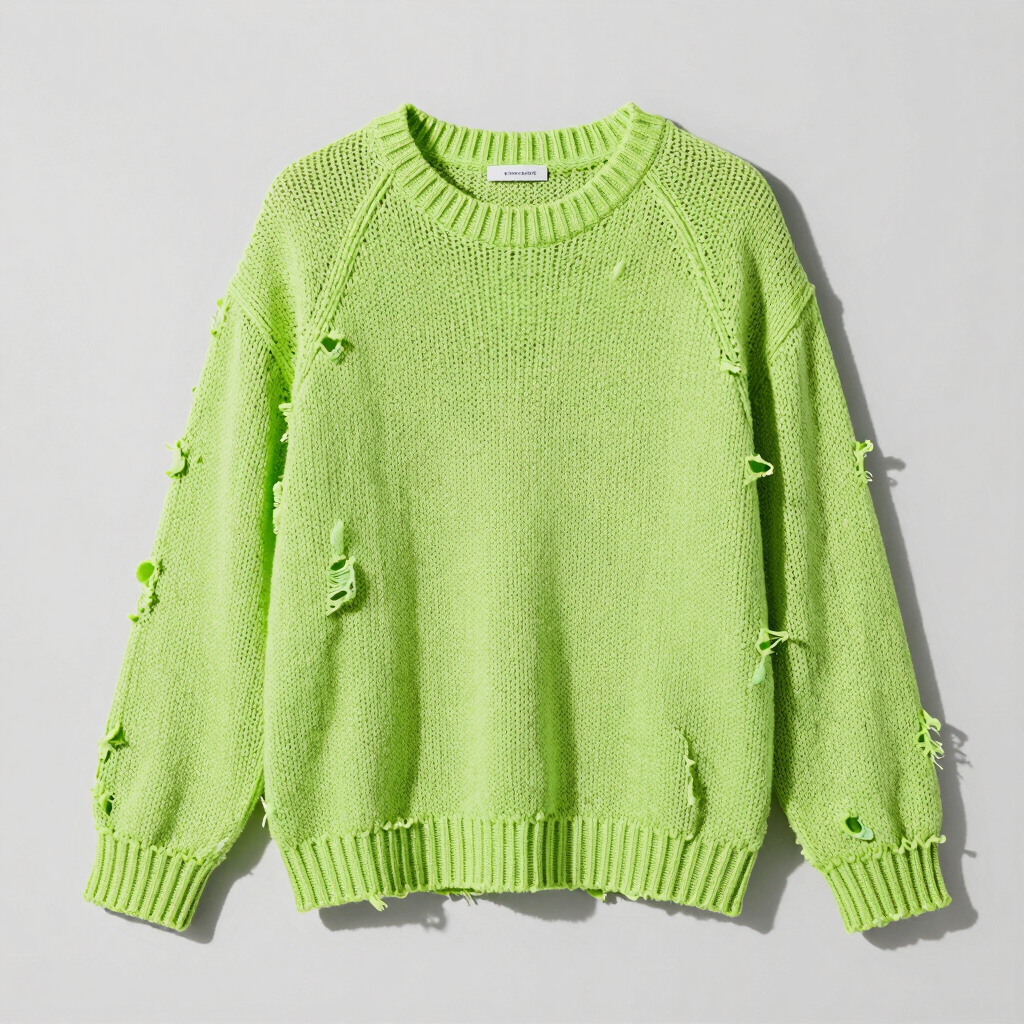Hyper-Baggy Cobweb Knit Sweater