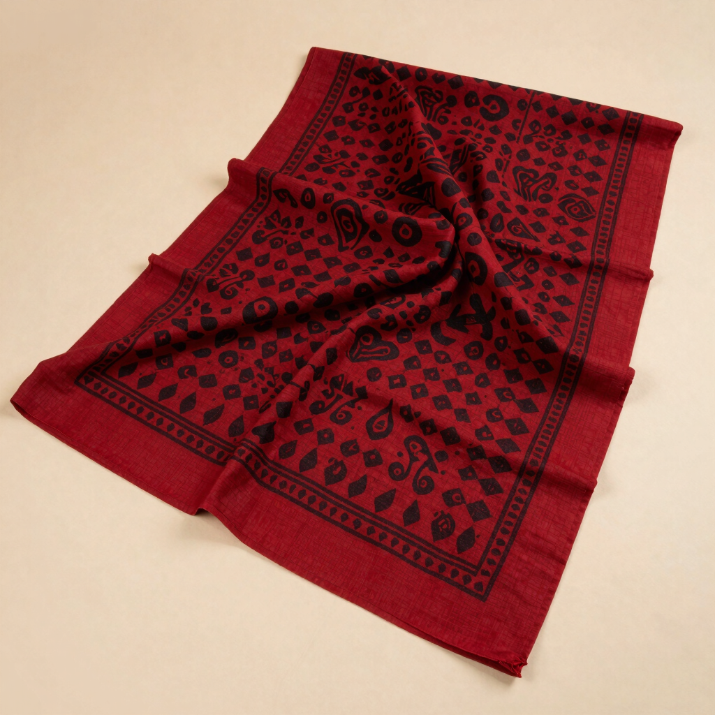 Ajrakh Print Cotton Dupatta