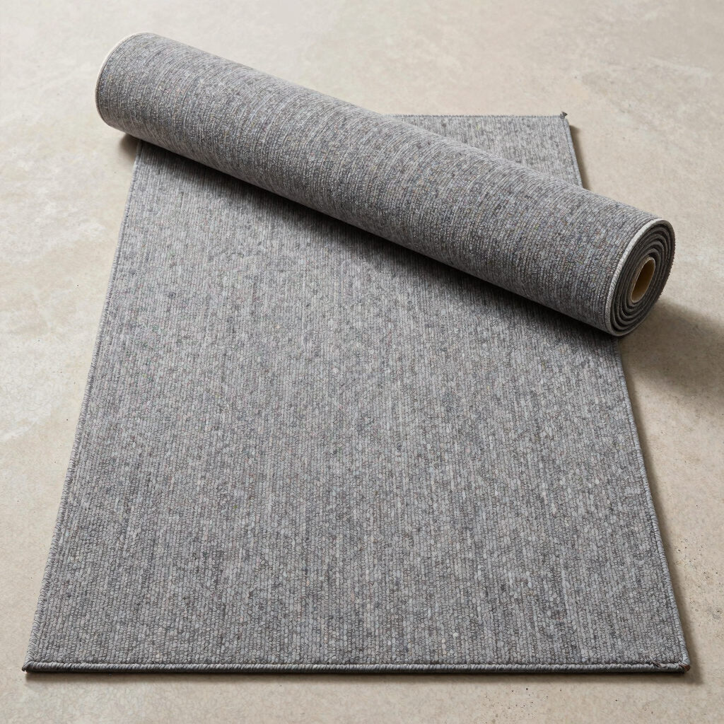 Low Pile Woolen Broadloom in Ash