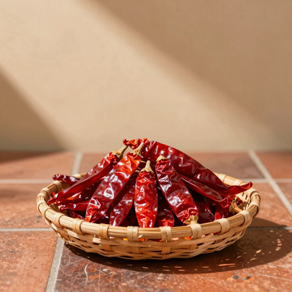 Sun-Dried Guntur Chillies