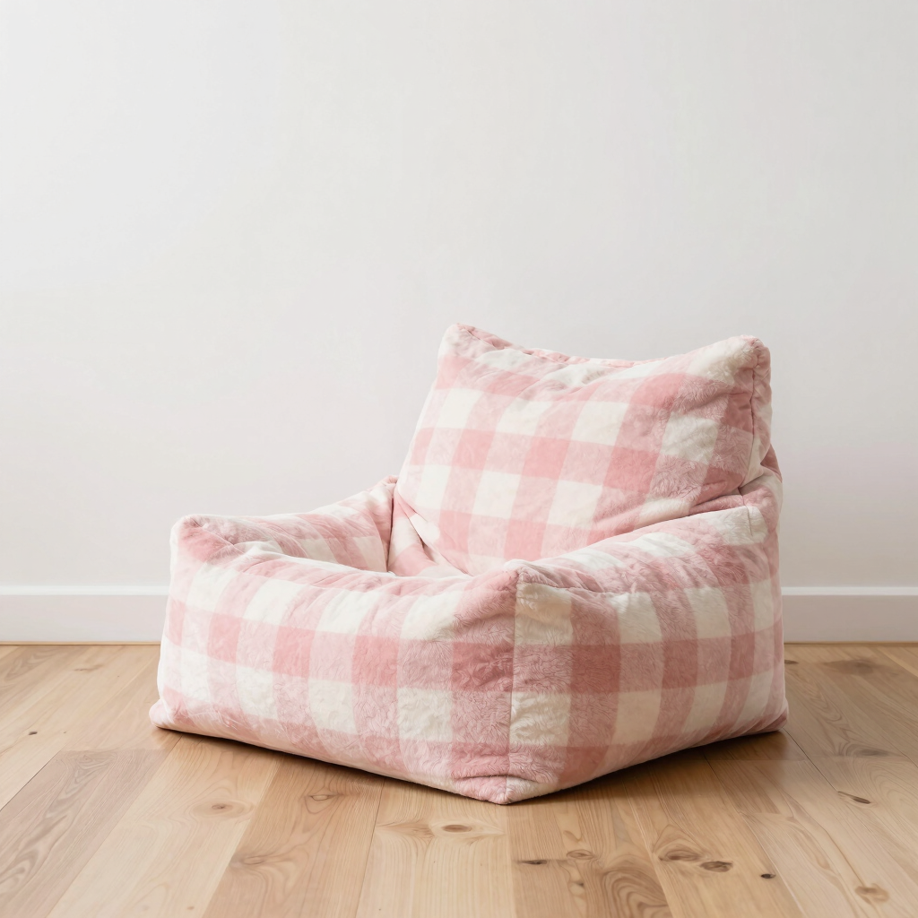 Mio Patterned Faux Fur Bean Lounger