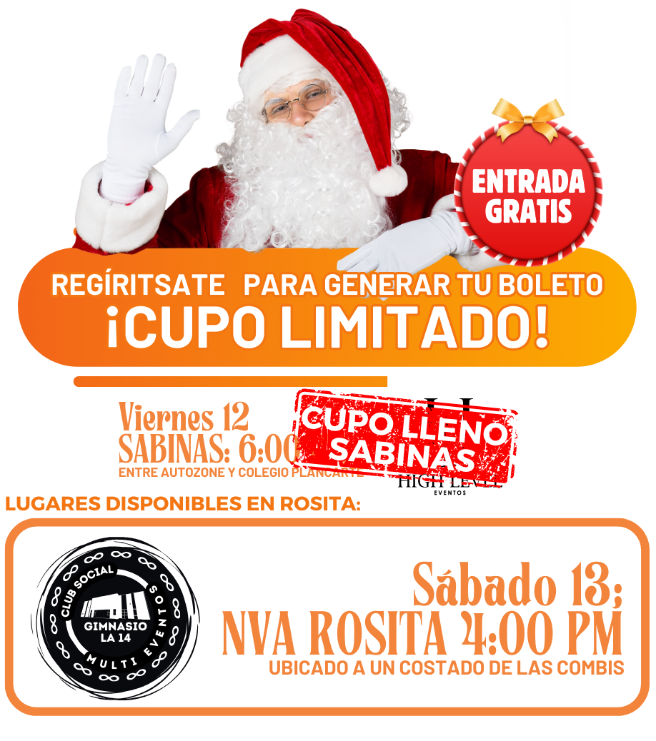 Regístrate para generar tu boleto — Cupo limitado