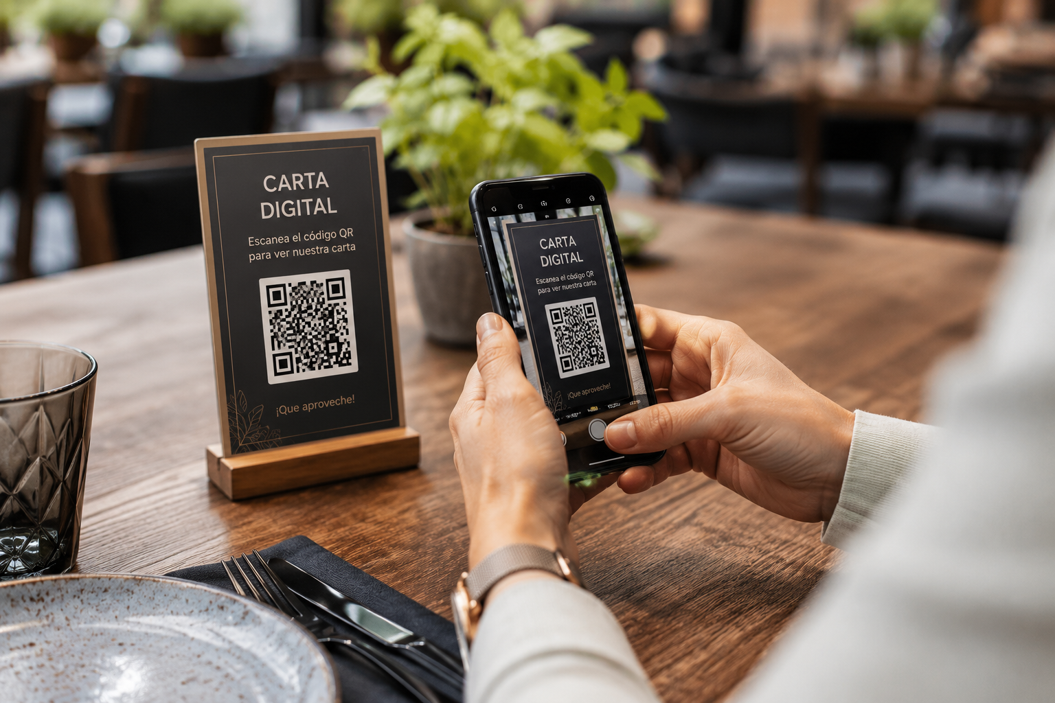 Carta digital QR para restaurante y bar en Illescas