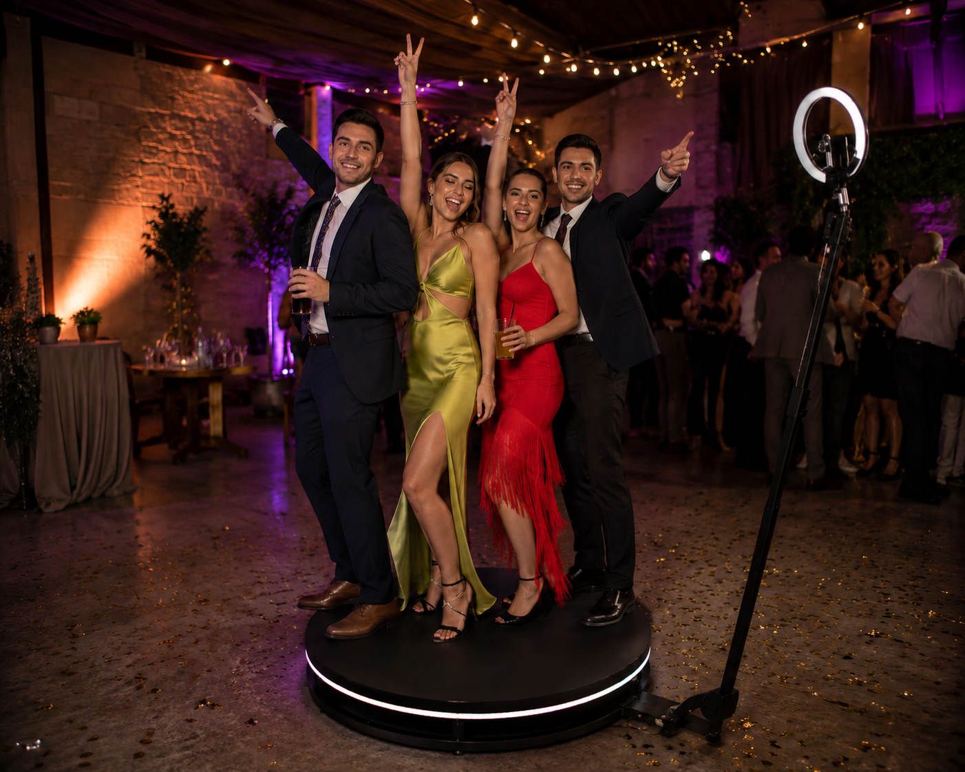 Plataforma giratoria DiLux 360 en evento