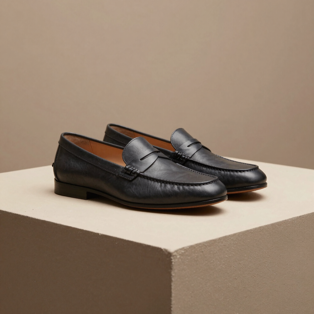 Structured Leather Everyday Loafer
