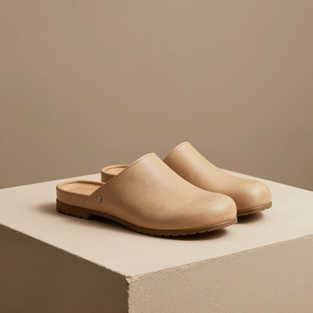 Soft Leather Mule Clog