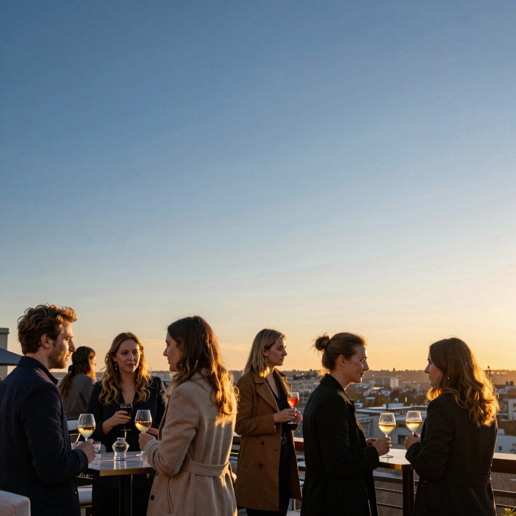 Amber Hour Rooftop Mixer