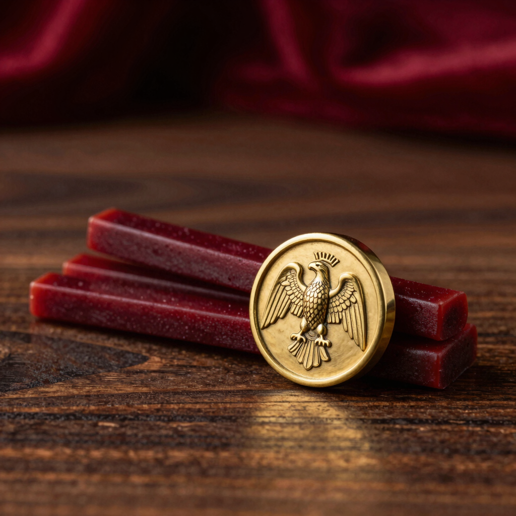 Gilded Eagle Wax Seal Set
