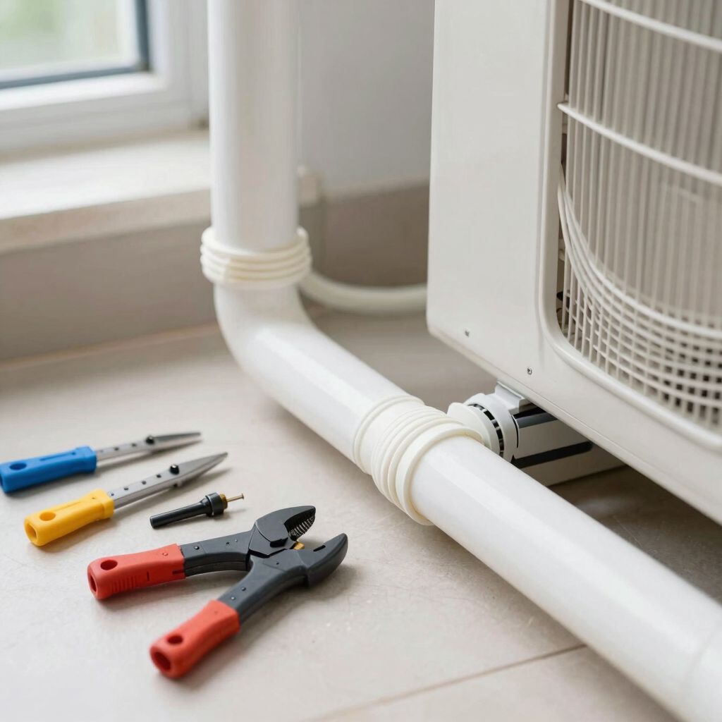 AC Condensation Drain Line Clear