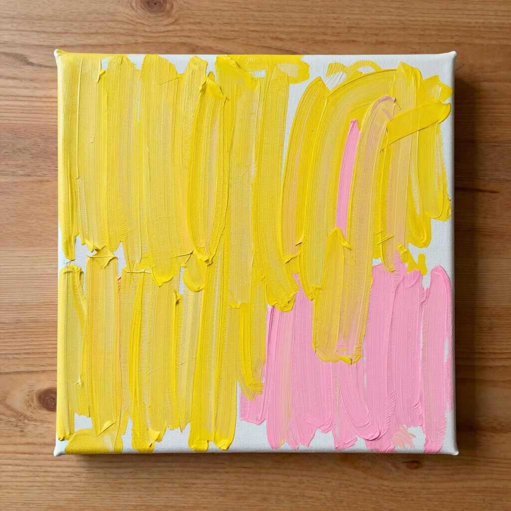 Sunny Garden Original Acrylic Painting