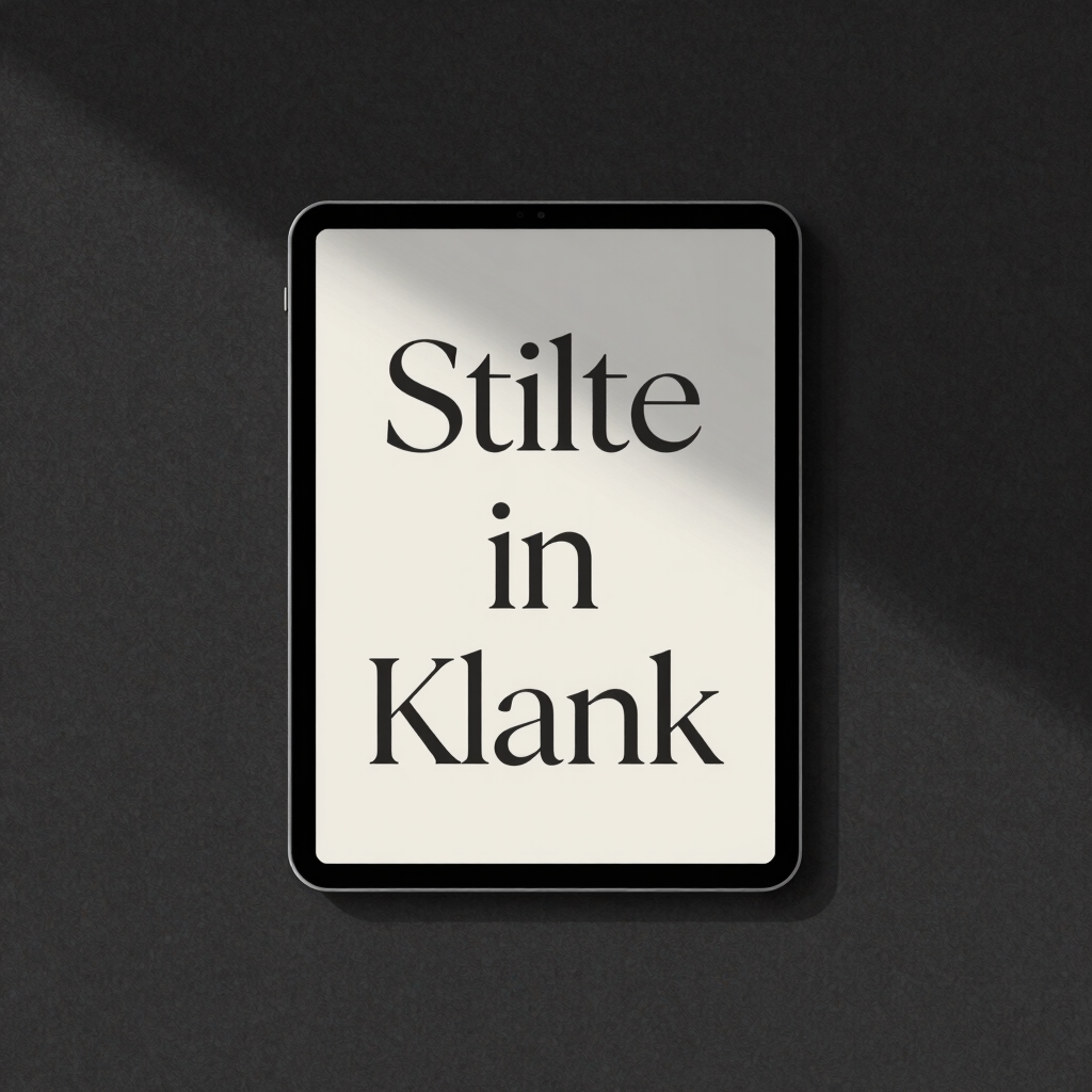 Stilte in Klank