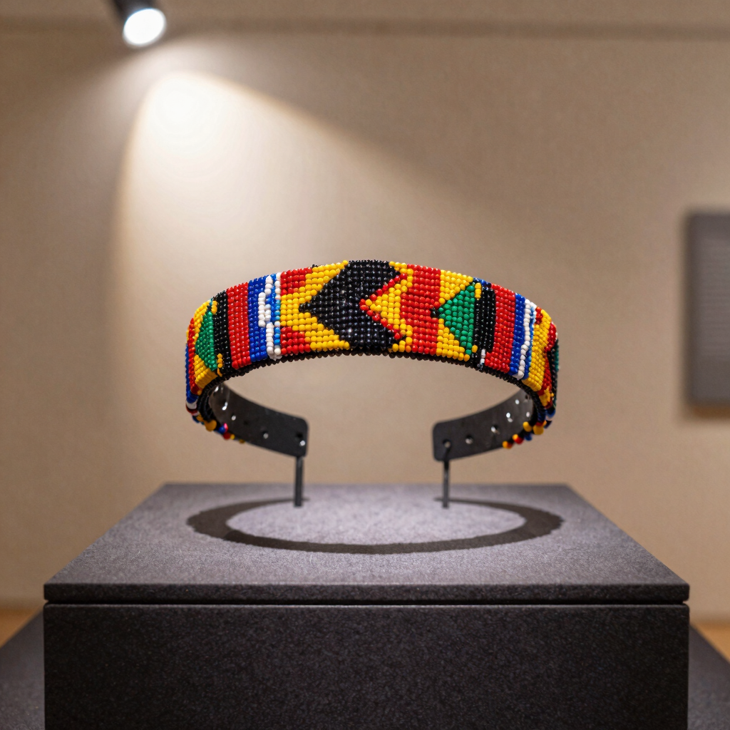 Yoruba Beaded Ceremonial Crown