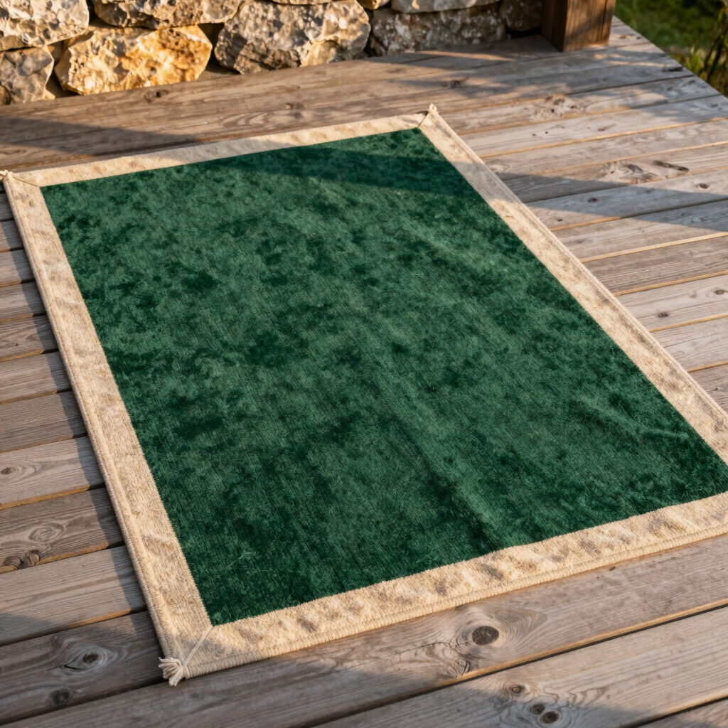 Moss Path Bordered Rug