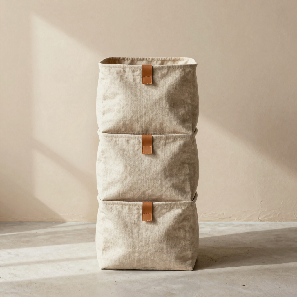 Sora Stackable Fabric Bins