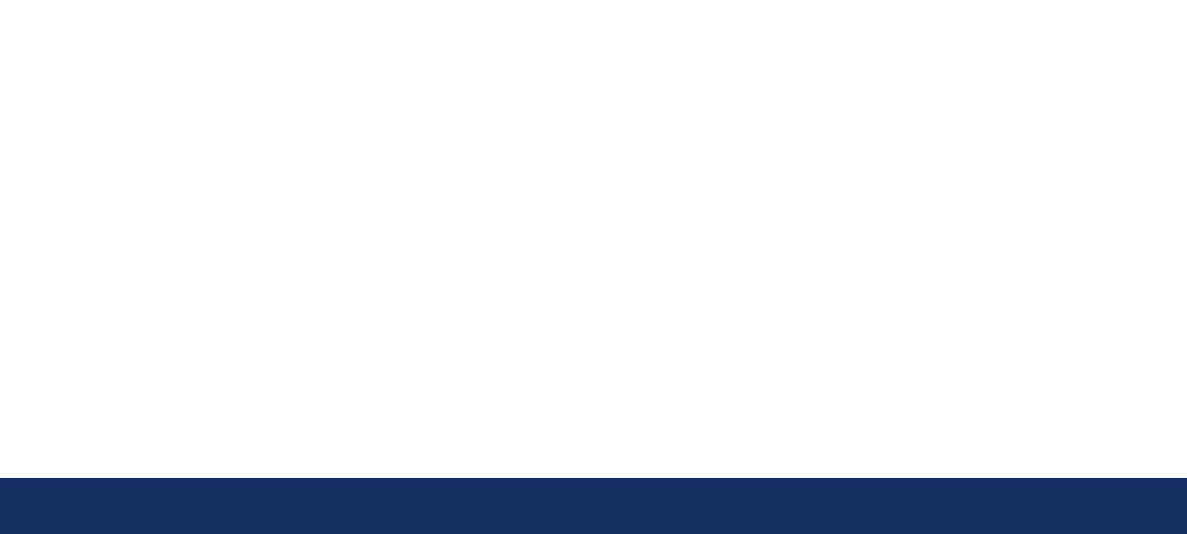 Minimalist white background with a solid navy blue border at the bottom.