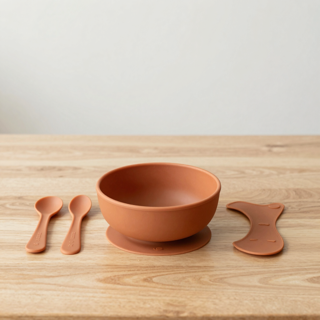 Silicone First-Foods Feeding Set