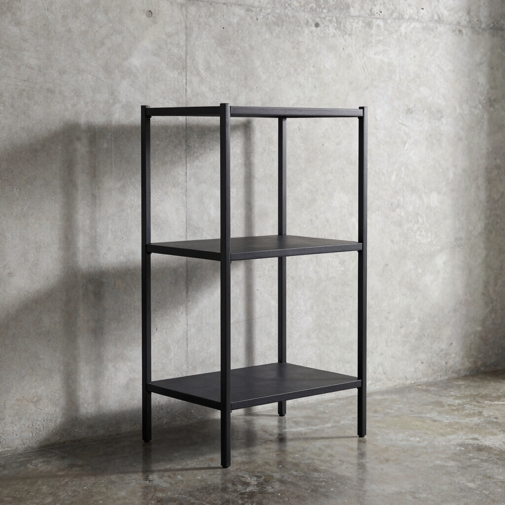 Columnar Three-Tier Shelving Tower