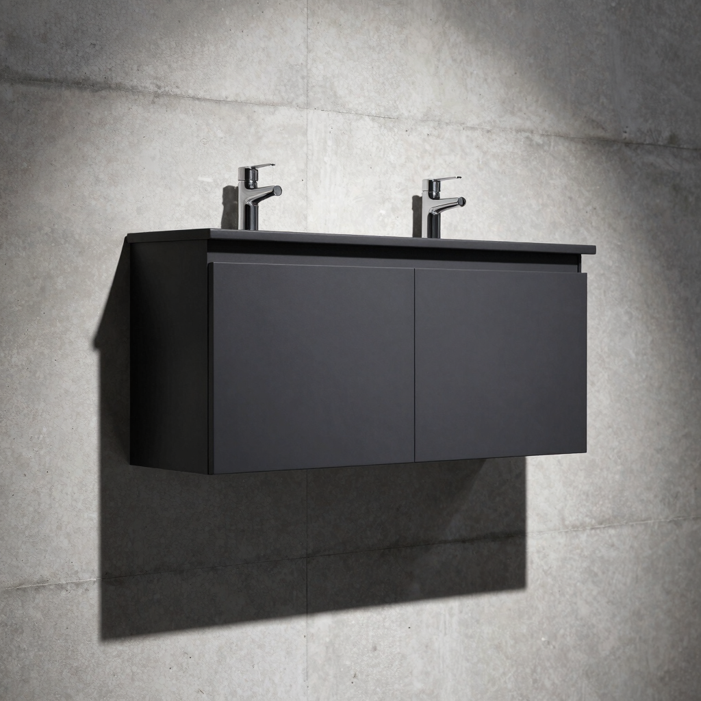 Vertex Double Sink Vanity Cabinet
