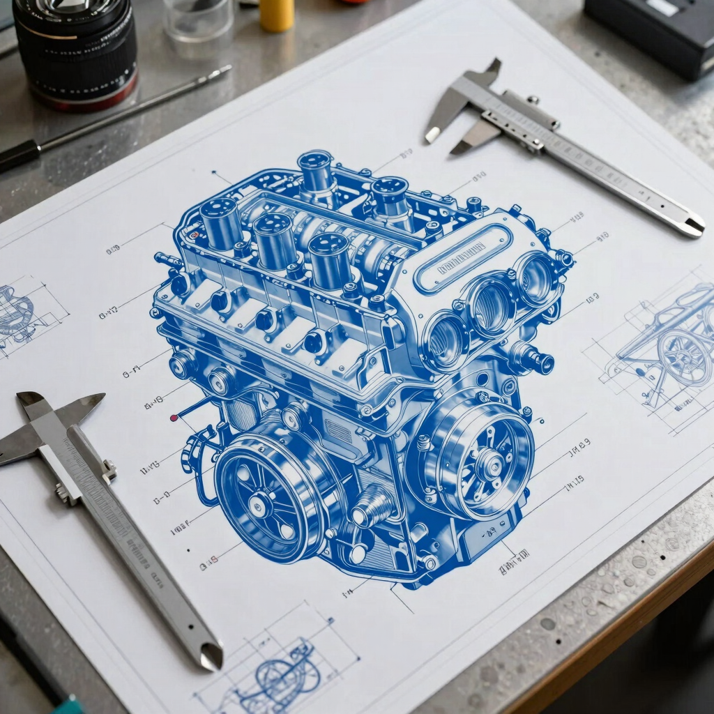1969 GTO Technical Blueprint