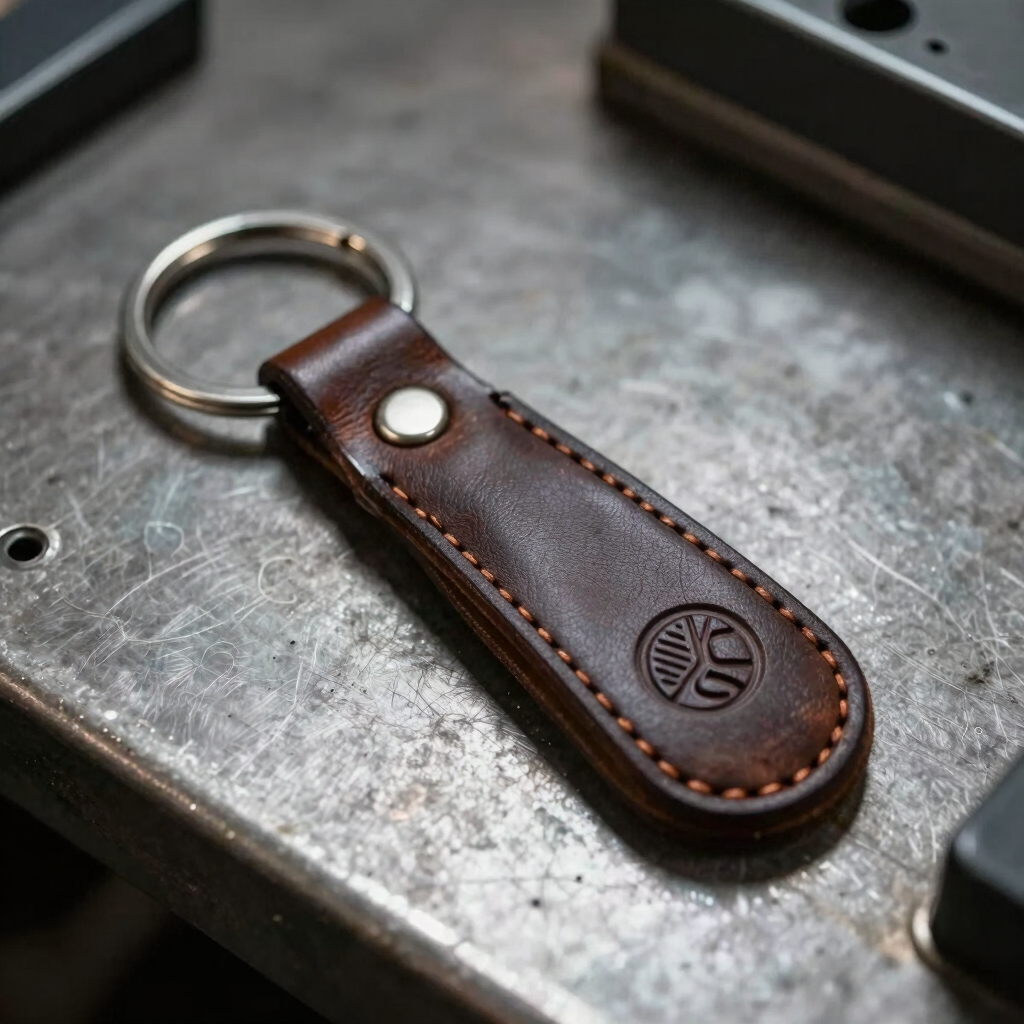 Horween Leather Ignition Keyring