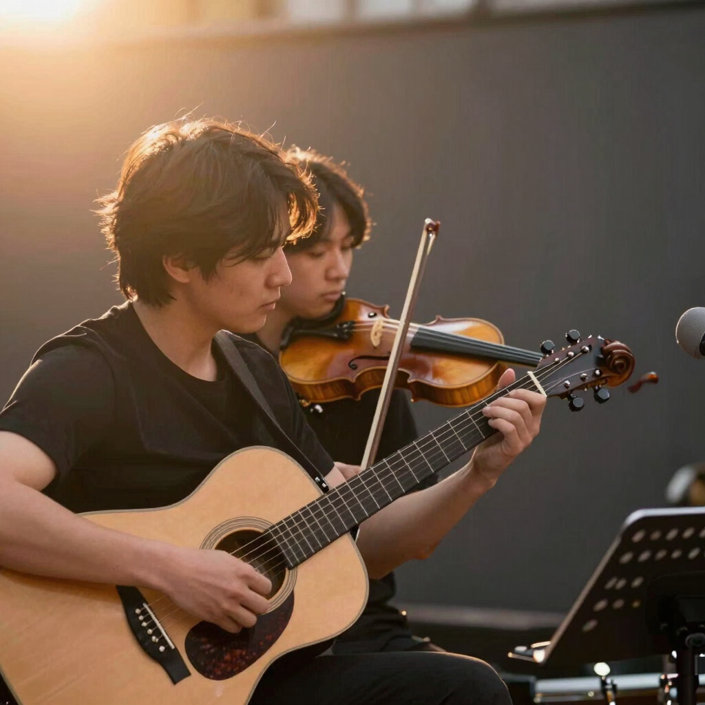 Acoustic Duo Performance