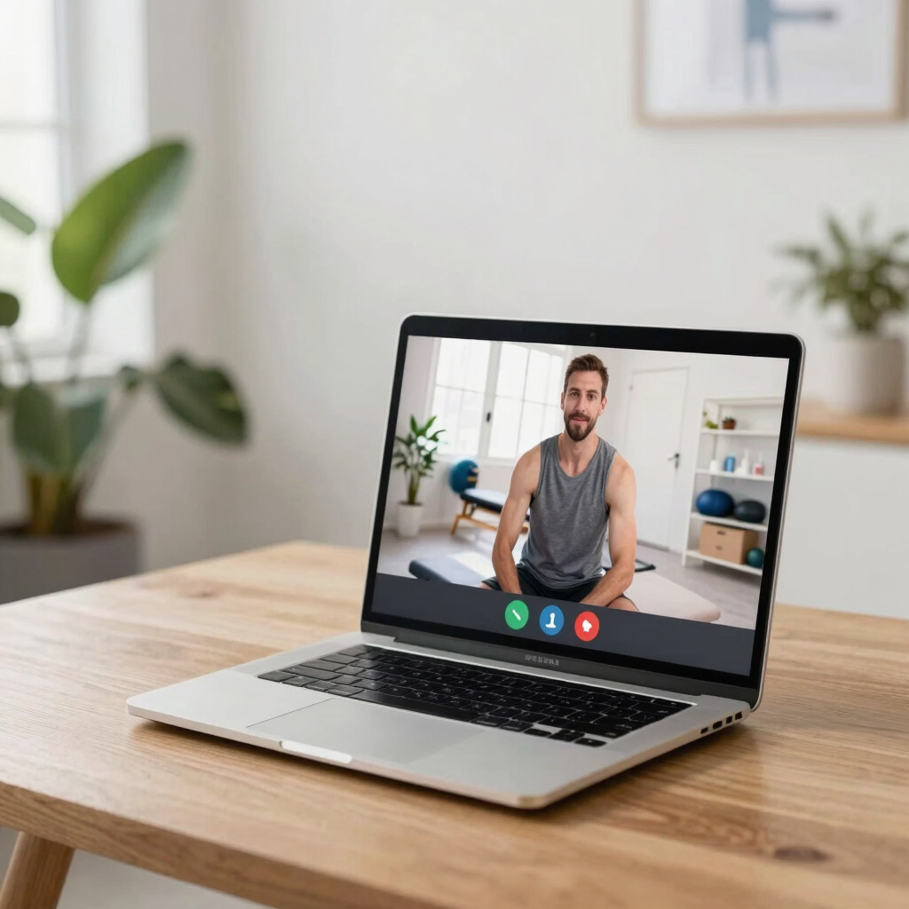 Virtual Telehealth Rehab Session