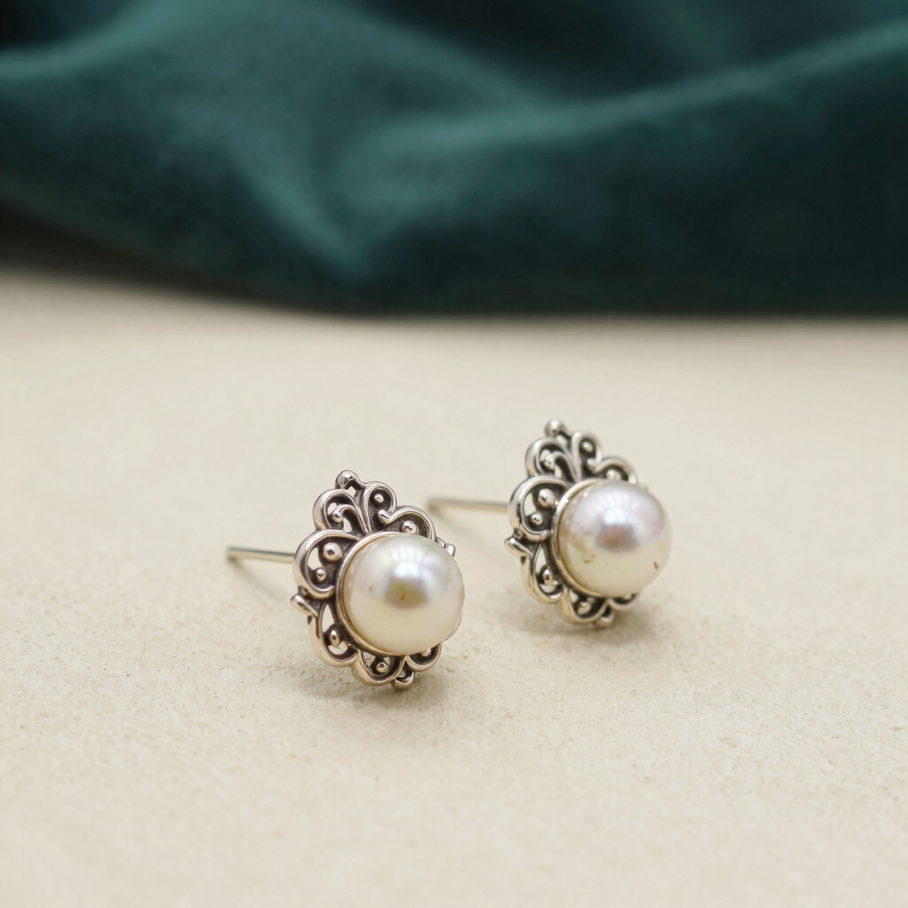 Edwardian Pearl Drop Earrings