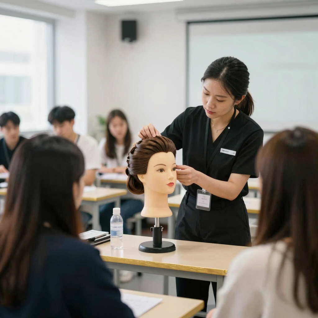 Academy Hair Styling Demo Class