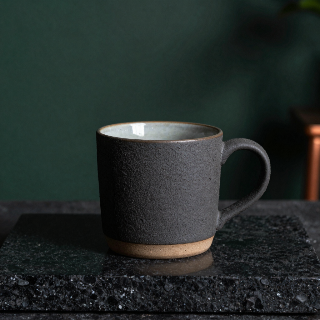 Hand-Cast Silt Ceramic Mug