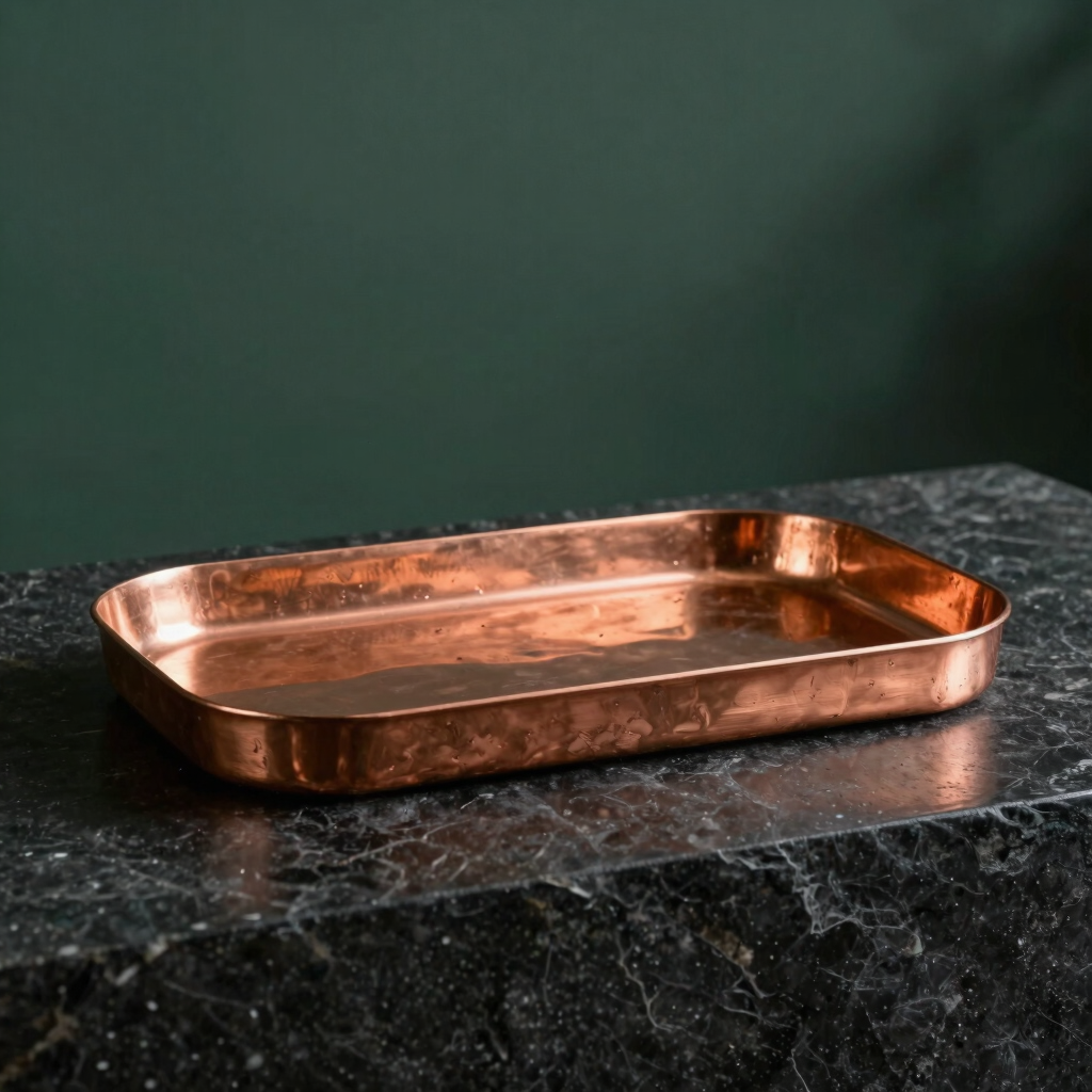 Raw Copper Styling Tray