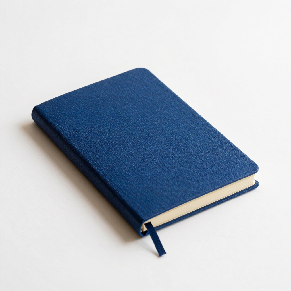 Cobalt Woven Linen Journal