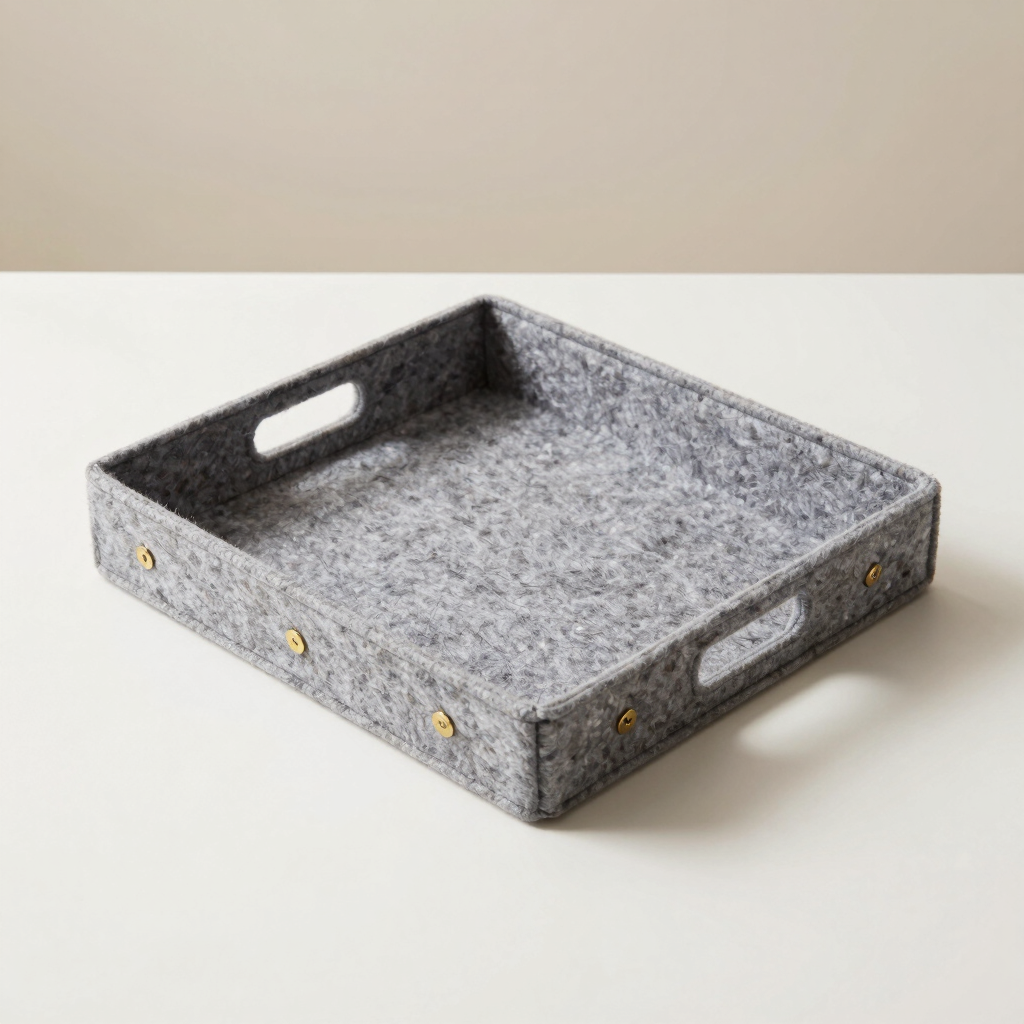 Structured Merino Felt Valet Tray