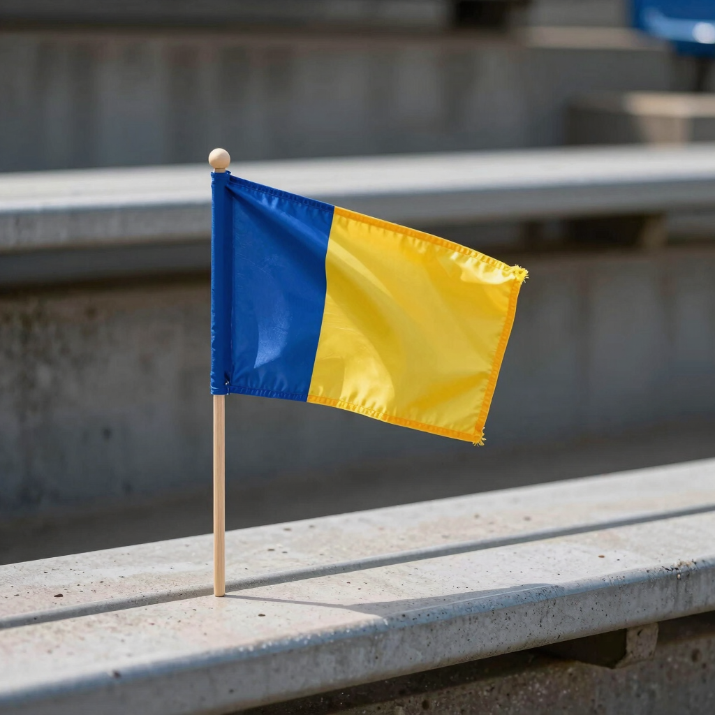 Stand Fast Wooden Hand Flag
