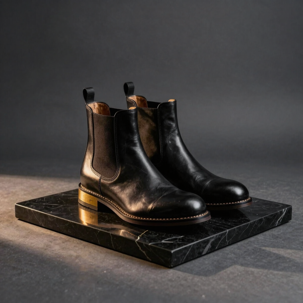 UUER Obsidian Chelsea Boots
